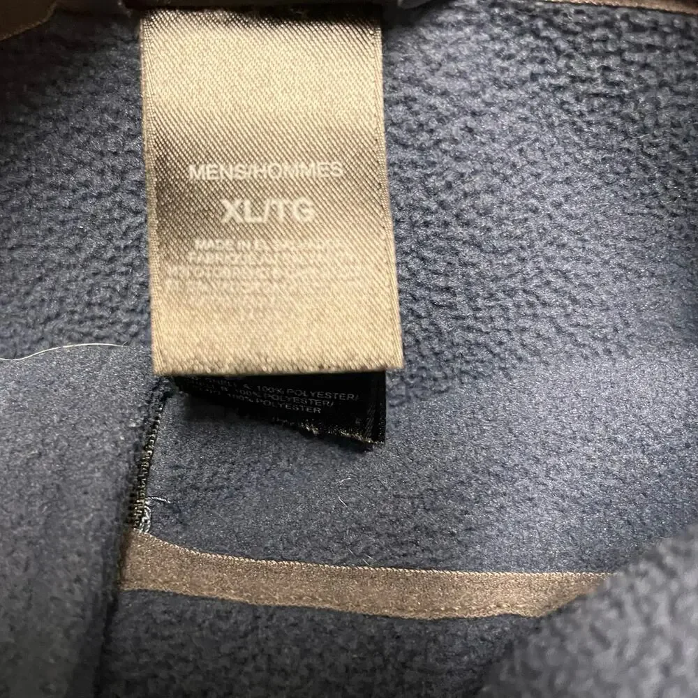 The North Face Fleece Jacket Full Zip Navy Blue Mens XL Outdoor Cozy - Picture 5 of 12